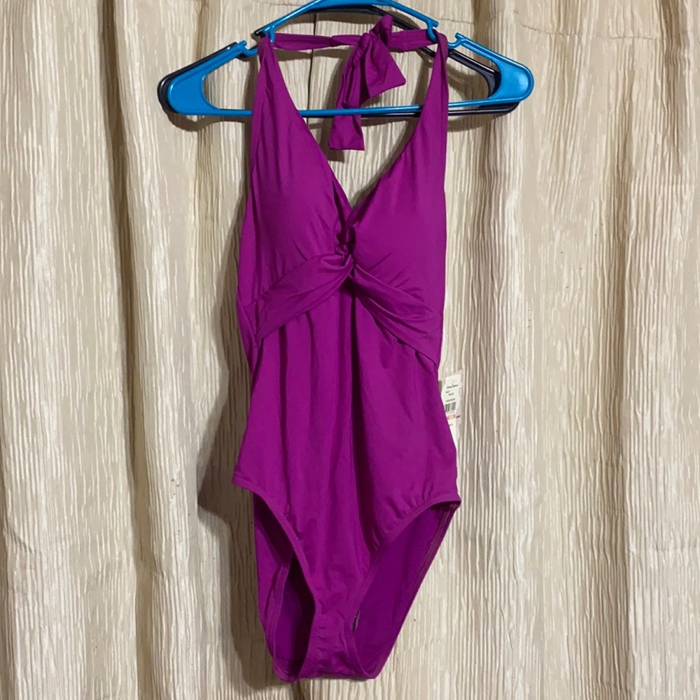 BNWT purple size 10Tommy bahama one piece swimsuit